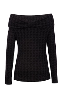 Ženska majica dugih rukava sa spuštenim ramenima Tiffany Production