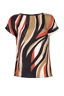 Ženska kontrastna majica kratkih rukava Tiffany Production