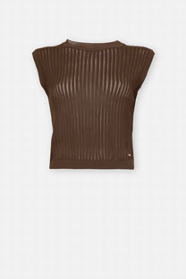 Tiffany Production Pletena majica bez rukava