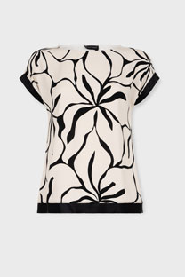 Elegantna majica sa cvetnim dezenom Tiffany Production