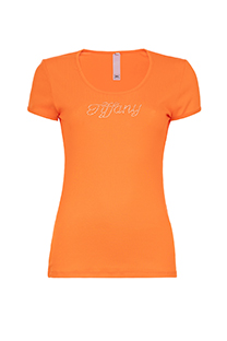 Bazna majica sa ukrasnim cirkonima Tiffany Production