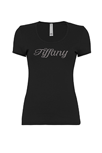 Tiffany Production Ženska bazna majica sa ukrasnim cirkonima