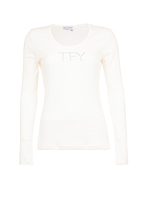 Bazna ženska majica sa cirkonima i dugim rukavima Tiffany Production