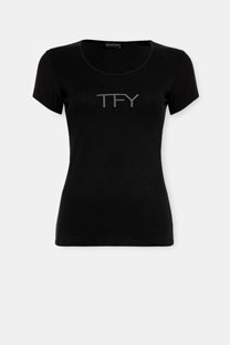 Bazna majica sa ukrasnim cirkonima Tiffany Production