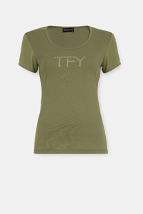 Bazna majica sa ukrasnim cirkonima Tiffany Production