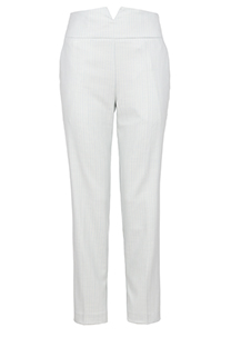 Ženske prugaste pantalone dubokog struka Tiffany Production