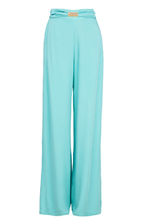 Viskozne pantalone sa metalnim detaljem Tiffany Production