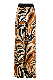 Ženske pantalone širokih nogavica u dezenu Tiffany Production