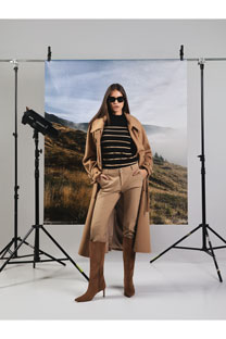 Tiffany Production Ženske pantalone ravnog kroja sa džepovima