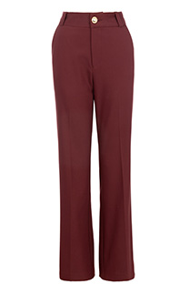 Ženske zvonaste pantalone visokog struka sa džepovima Tiffany Production