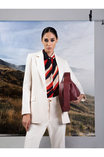 Ženske zvonaste pantalone visokog struka sa džepovima Tiffany Production