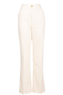 Ženske zvonaste pantalone visokog struka sa džepovima Tiffany Production