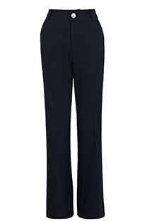 Ženske zvonaste pantalone visokog struka sa džepovima Tiffany Production