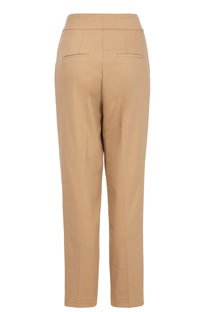 Ženske pantalone visokog struka sa ukrasnim dugmetom Tiffany Production