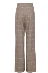 Zvonaste pantalone od kariranog tvida  Tiffany Production