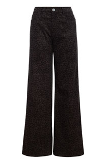 Leopard farmerke širokih nogavica Tiffany Production