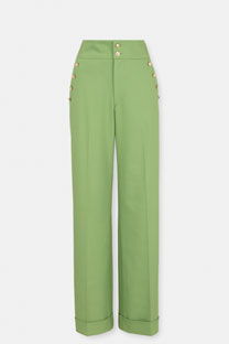 Tiffany Production Elegantne pantalone širokog kroja