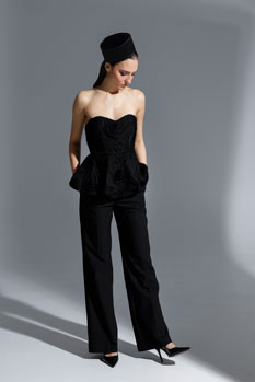 Tiffany Production Pantalone ravnog kroja