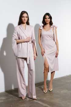 Elegantne pantalone sa lameom Tiffany Production