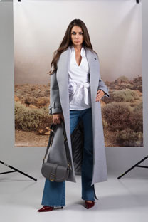 Tiffany Production Zvonaste farmerke sa šlicem