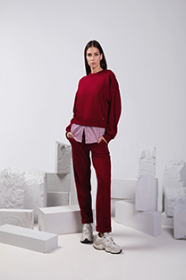 Tiffany Production Ženska trenerka ravnog kroja sa elastičnim strukom