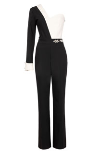 Elegantni kombinezon u kontrastnim bojama Tiffany Production