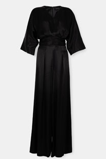 Kombinezon sa naglašenim strukom i širokim nogavicama Tiffany Production