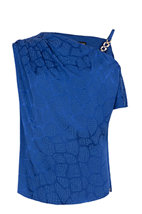 Asimetrična bluza u dezenu  Tiffany Production