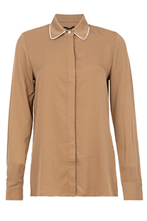 Ženska bluza dugih rukava sa ukrasnom kragnom Tiffany Production