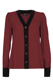 Ženska bluza od 100% viskoze sa V izrezom Tiffany Production