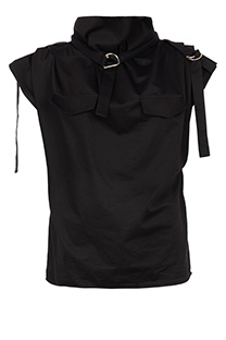 Bluza bez rukava sa visokom kragnom i kaiševima Tiffany Production