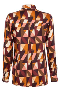 Ženska bluza dugih rukava sa kragnom Tiffany Production