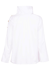 Ženska košulja sa visokom kragnom i ukrasnim dugmićima Tiffany Production