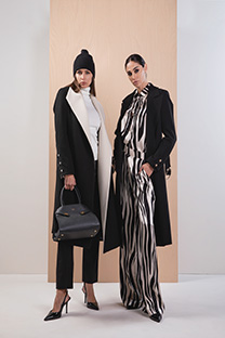 Ženska košulja u dezenu sa zvonastim rukavima Tiffany Production