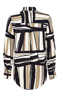 Ženska košulja u dezenu sa klasičnim kopčanjem Tiffany Production