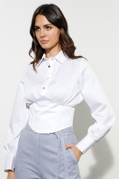 Tiffany Production Košulja sa naglašenim strukom