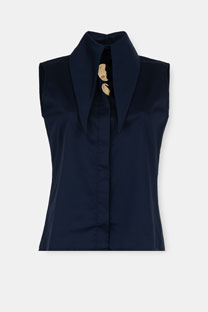 Košulja bez rukava sa naglašenom kragnom Tiffany Production