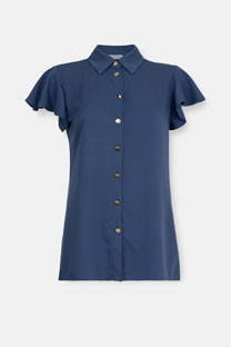 Košulja sa kratkim lepršavim rukavima Tiffany Production