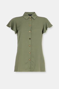 Košulja sa kratkim lepršavim rukavima Tiffany Production