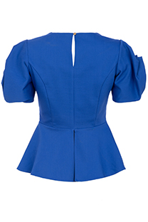 Top kratkih rukava sa peplumom  Tiffany Production