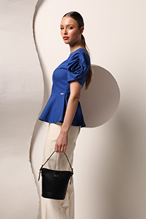 Top kratkih rukava sa peplumom  Tiffany Production