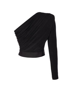 Top na jedno rame sa satenskim pojasom Tiffany Production