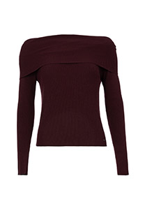 Ženski džemper dugih rukava sa spuštenim ramenima Tiffany Production