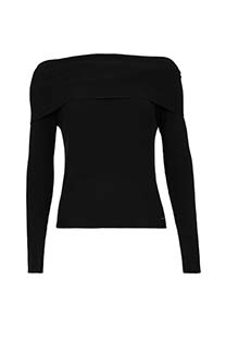 Ženski džemper dugih rukava sa spuštenim ramenima Tiffany Production