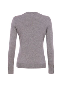 Ženski džemper dugih rukava sa ukrasnim dugmićima Tiffany Production