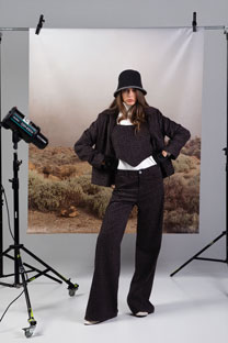 Tiffany Production Ženski džemper dugih rukava sa rolka kragnom