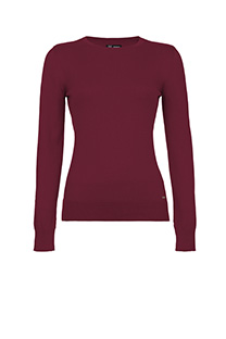 Ženski bazni džemper dugih rukava od 100% pamuka Tiffany Production