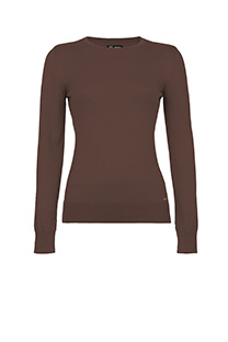 Ženski bazni džemper dugih rukava od 100% pamuka Tiffany Production