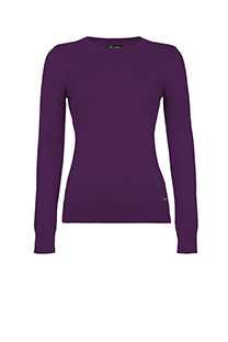 Ženski bazni džemper dugih rukava od 100% pamuka Tiffany Production