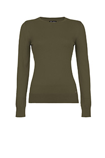 Ženski bazni džemper dugih rukava od 100% pamuka Tiffany Production